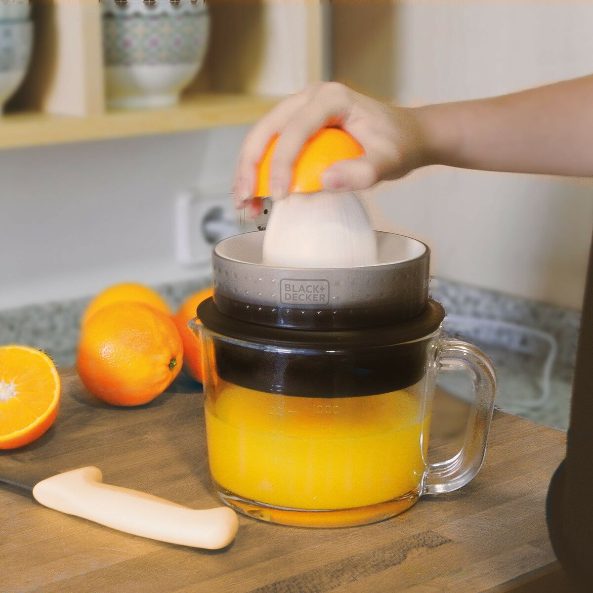 Ηλεκτρικός Αποχυμωτής Black & Decker ES9240070B Λευκό Μαύρο Διαφανές 30 W 1 L Ηλεκτρικός Αποχυμωτής Black & Decker ES9240070B Λευκό Μαύρο Διαφανές 30 W 1 L