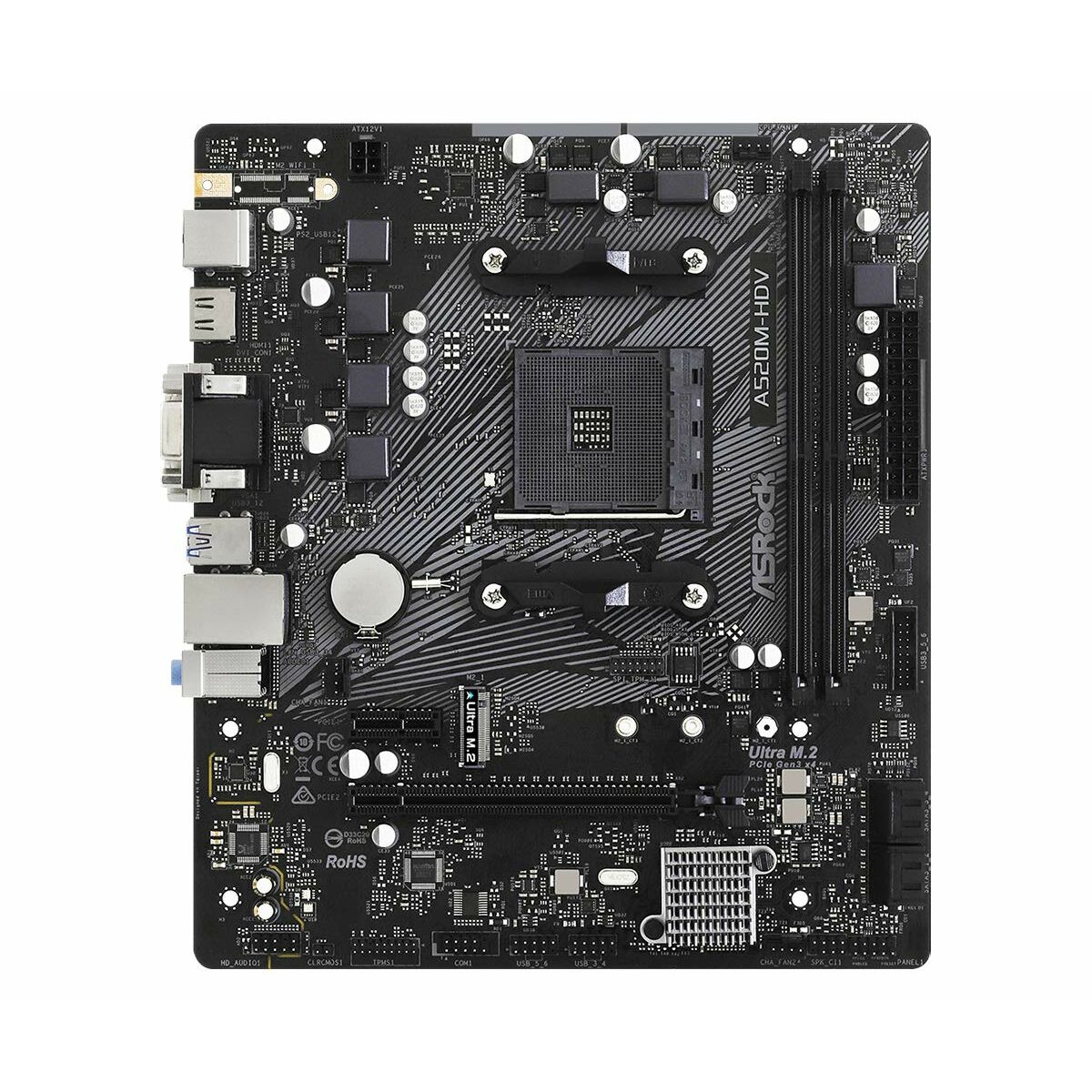 Μητρική Κάρτα ASRock A520M-HDV AMD AM4 Μητρική Κάρτα ASRock A520M-HDV AMD AM4