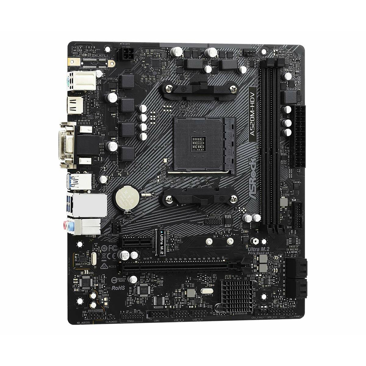 Μητρική Κάρτα ASRock A520M-HDV AMD AM4 Μητρική Κάρτα ASRock A520M-HDV AMD AM4