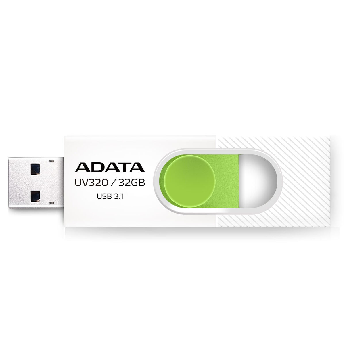 Στικάκι USB Adata UV320 32 GB Λευκό/Πράσινο Στικάκι USB Adata UV320 32 GB Λευκό/Πράσινο