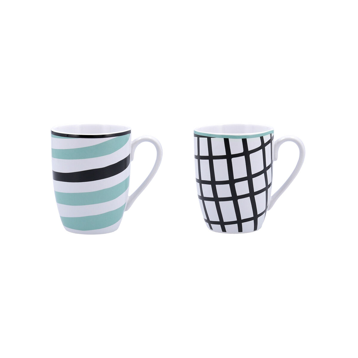 Kopp Bidasoa Zigzag Πολύχρωμο Κεραμικά 2 Τεμάχια 330 ml Kopp Bidasoa Zigzag Πολύχρωμο Κεραμικά 2 Τεμάχια 330 ml