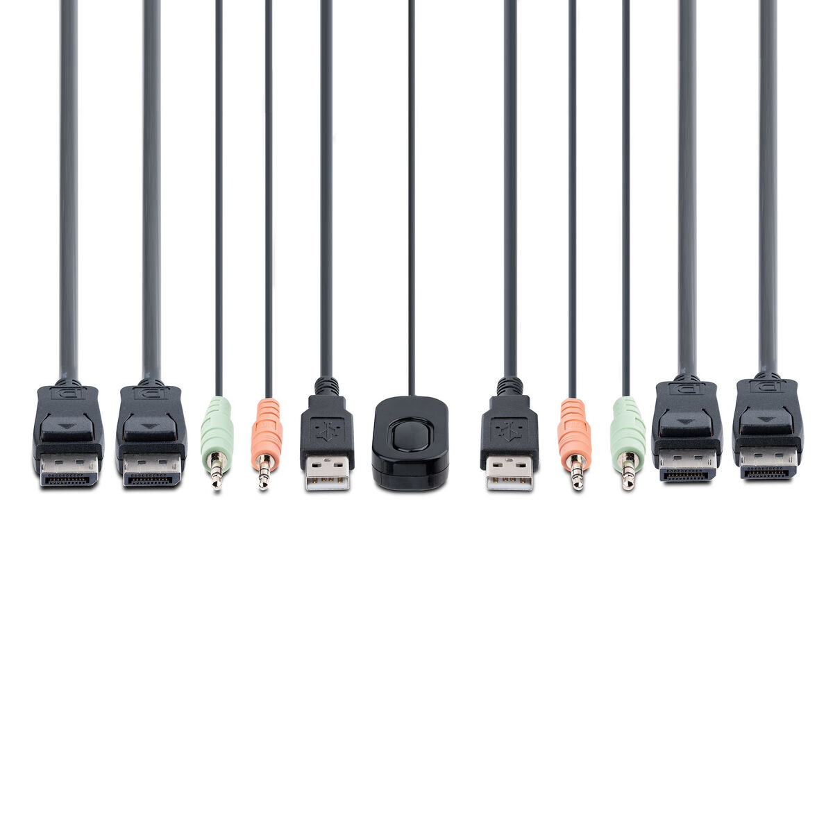 Διακόπτης KVM Startech C2-DD46-UA2-CBL-KVM 1,5 m