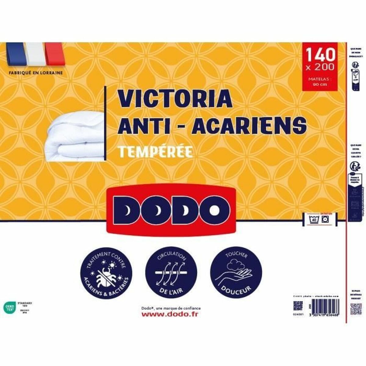Σκανδιναβικό Παπλώμα DODO Victoria Λευκό 140 x 200 cm (Δωρεάν Μεταφορικά)