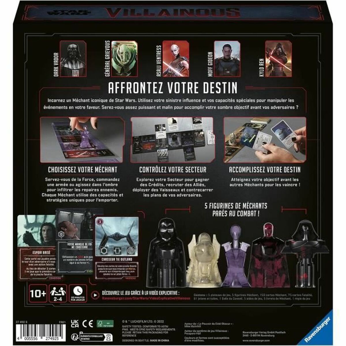 Επιτραπέζιο Παιχνίδι Star Wars Ravensburger 27492 Villainous