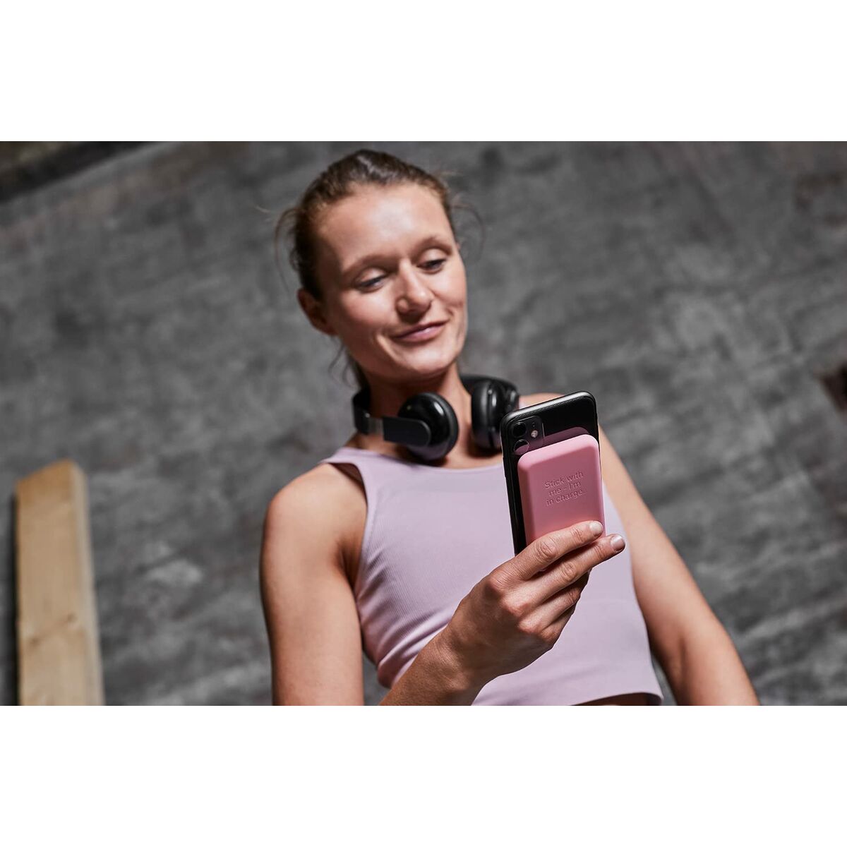 Power Bank με Ασύρματο Φορτιστή Kreafunk Ροζ 5000 mAh Power Bank με Ασύρματο Φορτιστή Kreafunk Ροζ 5000 mAh