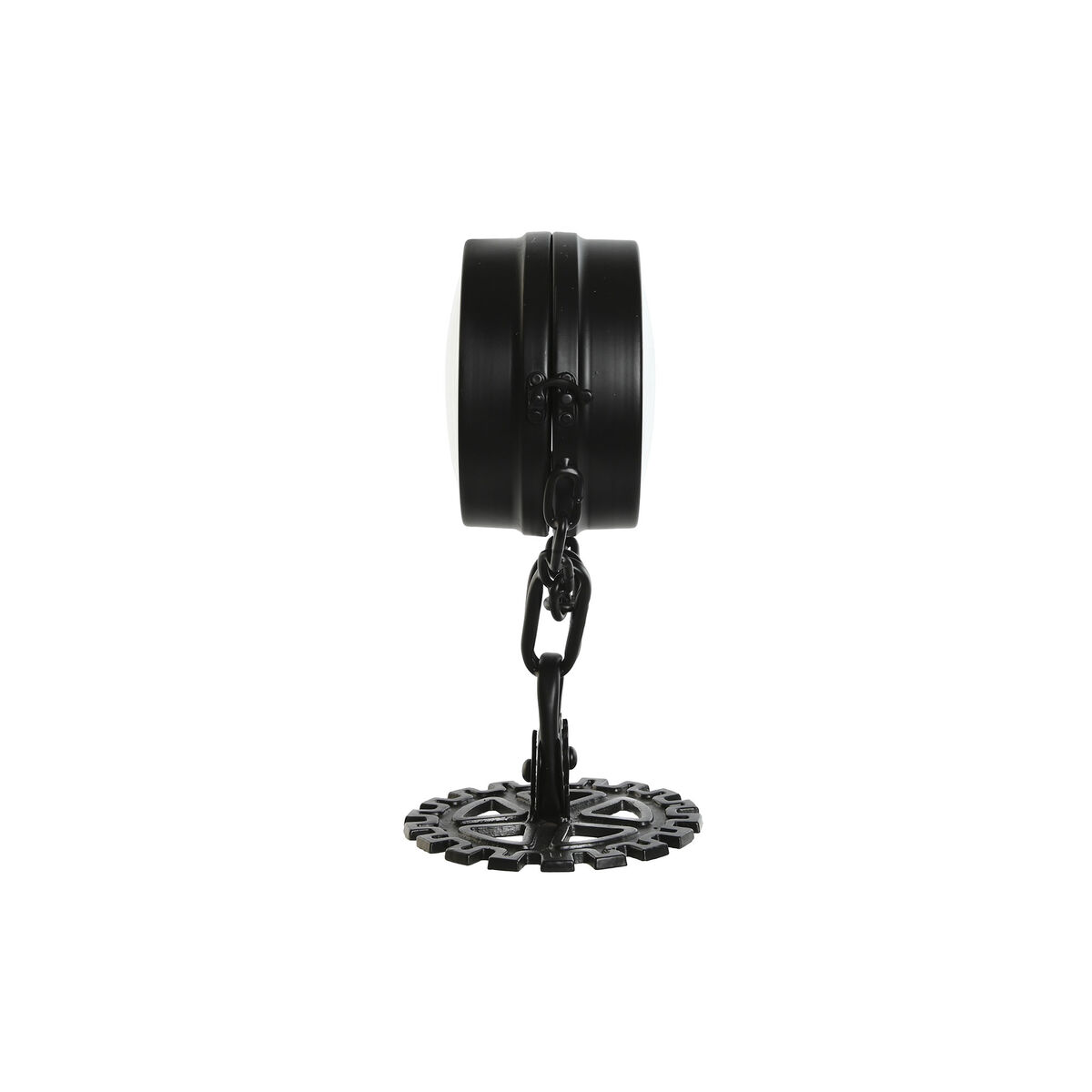 Bordklokke Home ESPRIT Μαύρο Ασημί Μέταλλο Κρυστάλλινο 18 x 17 x 33 cm Bordklokke Home ESPRIT Μαύρο Ασημί Μέταλλο Κρυστάλλινο 18 x 17 x 33 cm