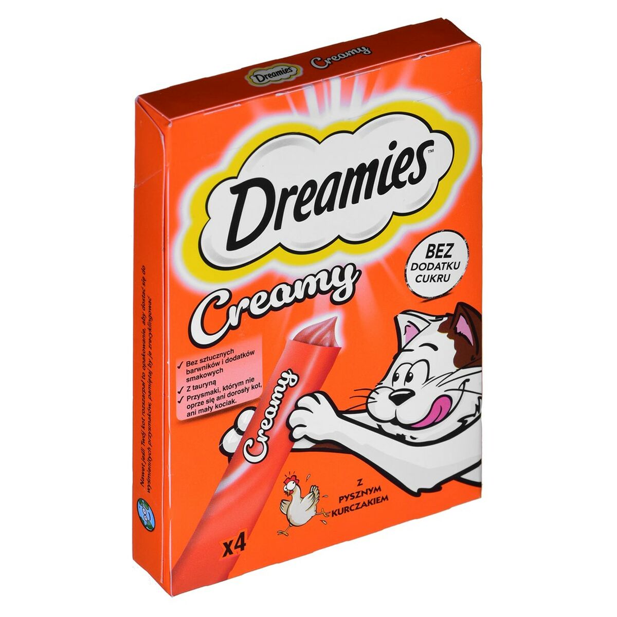 Snack for Cats Dreamies Creamy 4 x 10 g Κοτόπουλο Snack for Cats Dreamies Creamy 4 x 10 g Κοτόπουλο
