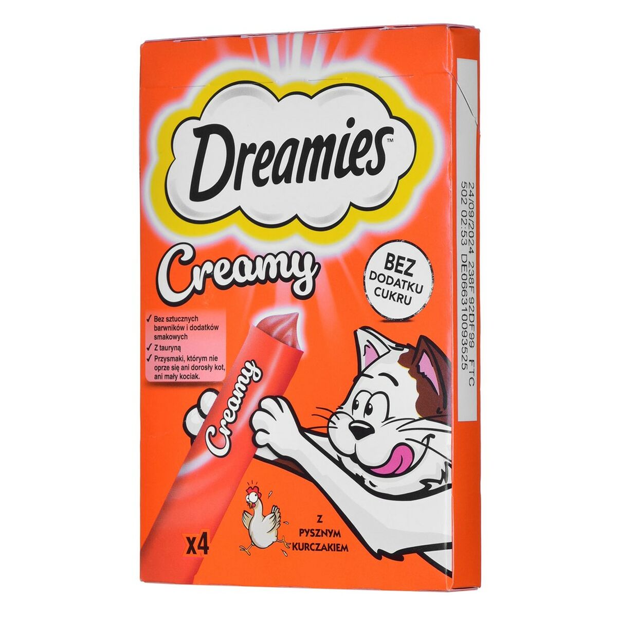 Snack for Cats Dreamies Creamy 4 x 10 g Κοτόπουλο Snack for Cats Dreamies Creamy 4 x 10 g Κοτόπουλο