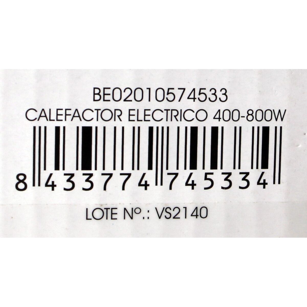 Θερμάστρα Basic Home Electric 800 W (4 Μονάδες) Θερμάστρα Basic Home Electric 800 W (4 Μονάδες)