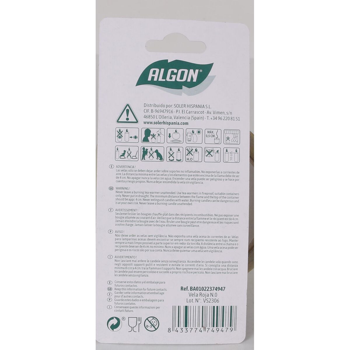 Σετ Kεριών Algon (36 Μονάδες) Σετ Kεριών Algon (36 Μονάδες)