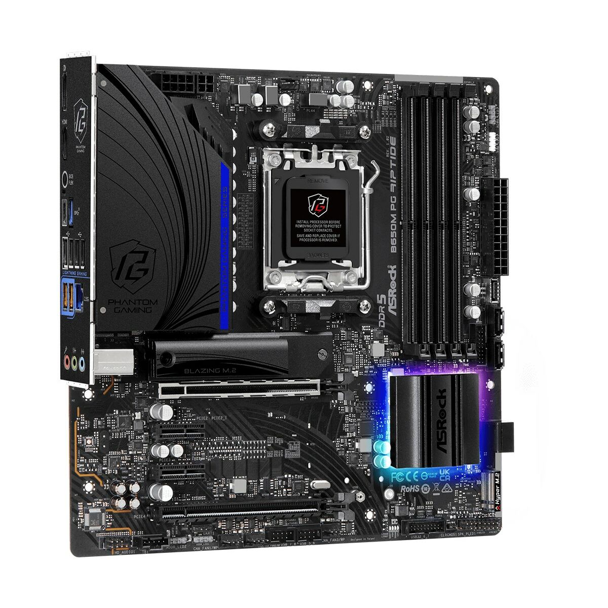 Μητρική Κάρτα ASRock B650M PG Riptide AMD B650 AMD AM5 Μητρική Κάρτα ASRock B650M PG Riptide AMD B650 AMD AM5