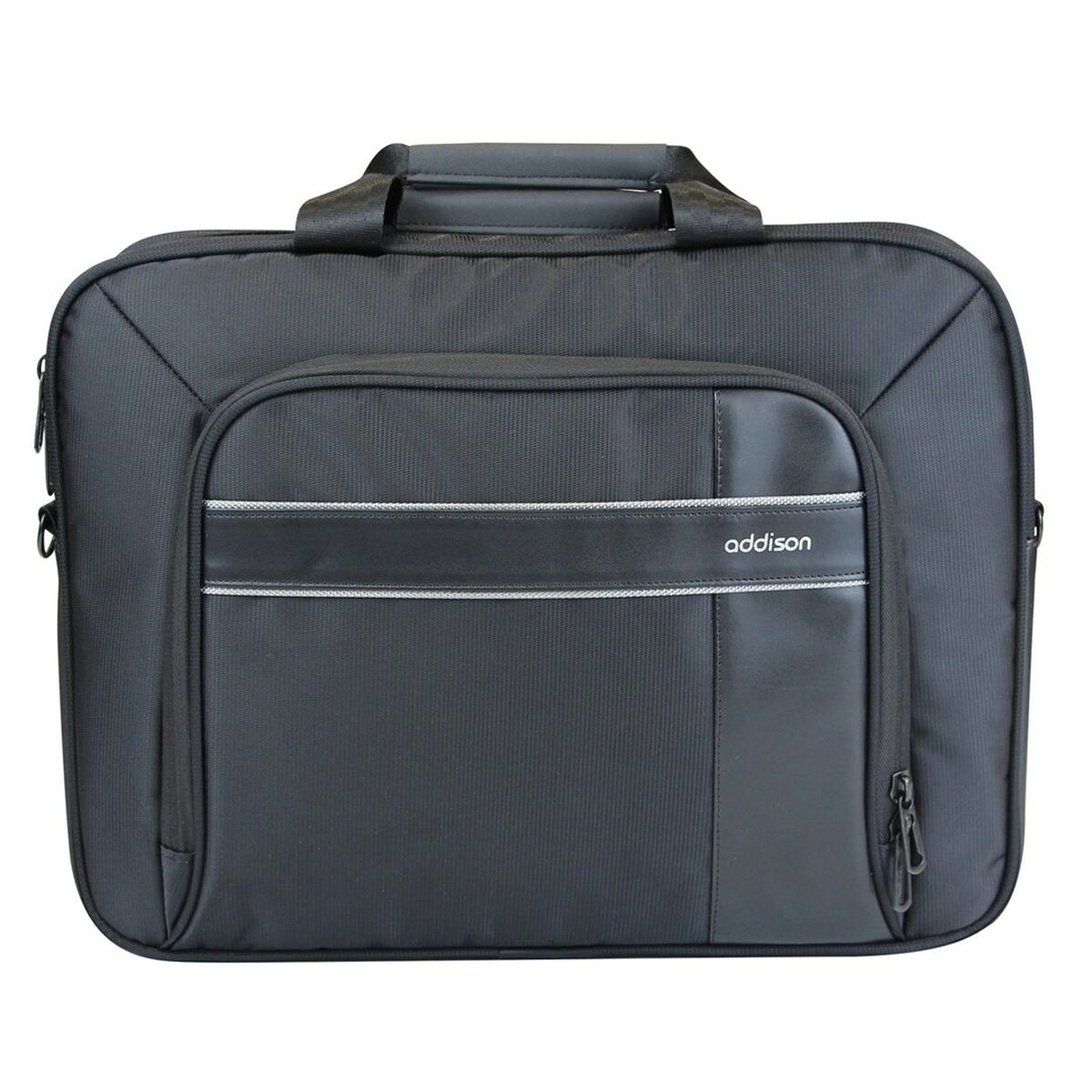 Θήκη για Laptop Addison 301014 Μαύρο Μονόχρωμος 40 x 32 x 9 cm Θήκη για Laptop Addison 301014 Μαύρο Μονόχρωμος 40 x 32 x 9 cm