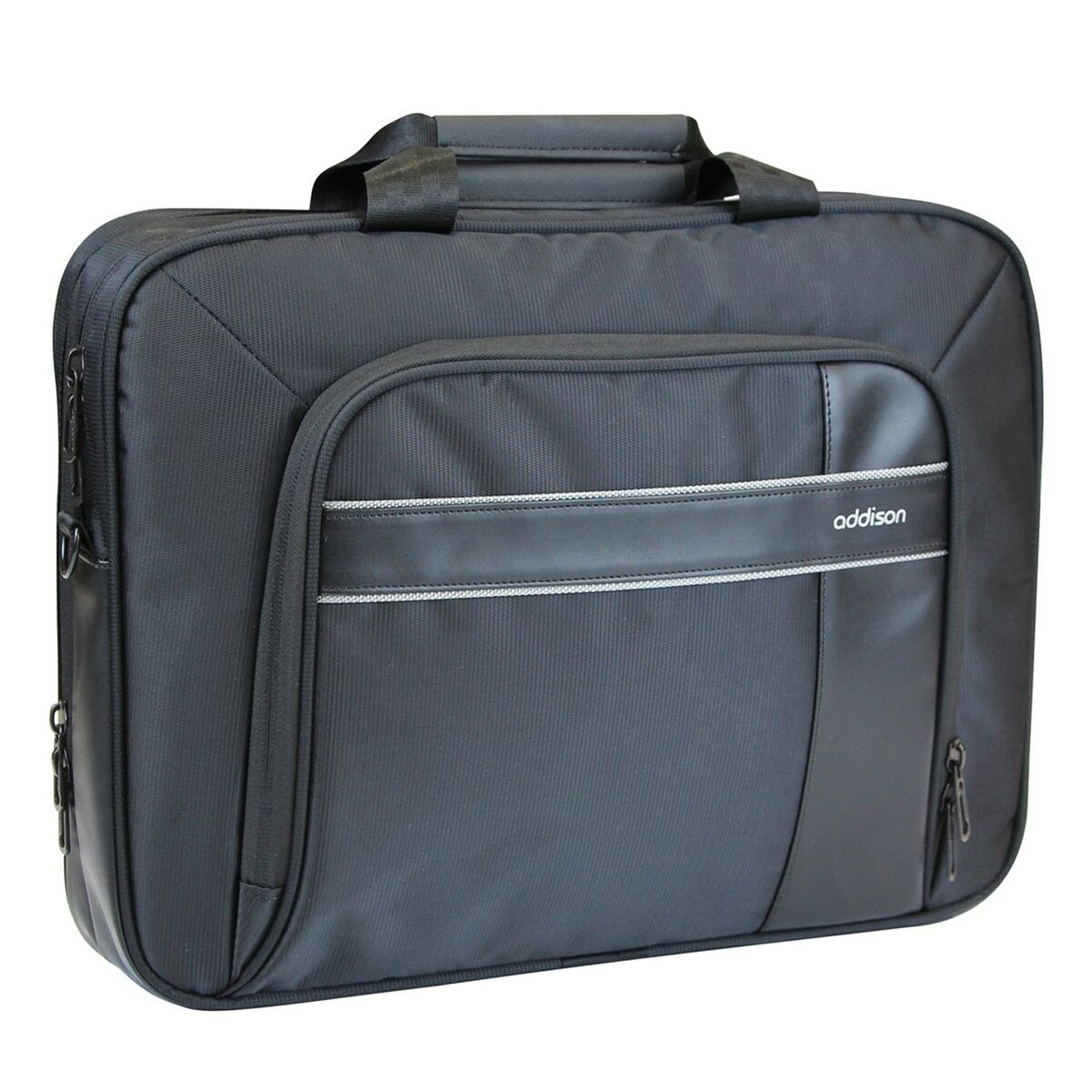 Θήκη για Laptop Addison 301014 Μαύρο Μονόχρωμος 40 x 32 x 9 cm Θήκη για Laptop Addison 301014 Μαύρο Μονόχρωμος 40 x 32 x 9 cm