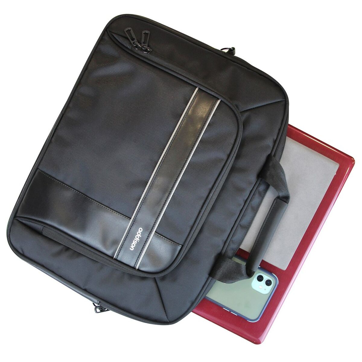 Θήκη για Laptop Addison 301014 Μαύρο Μονόχρωμος 40 x 32 x 9 cm Θήκη για Laptop Addison 301014 Μαύρο Μονόχρωμος 40 x 32 x 9 cm