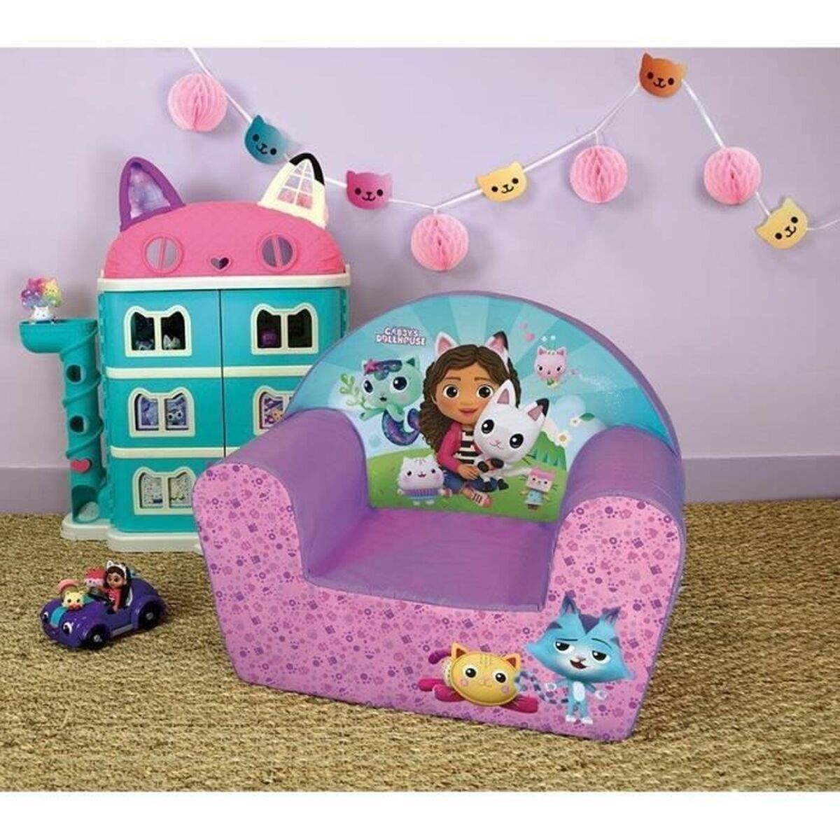 Παιδική Πολυθρόν Gabby's Dollhouse 33 x 52 x 42 cm Παιδική Πολυθρόν Gabby's Dollhouse 33 x 52 x 42 cm