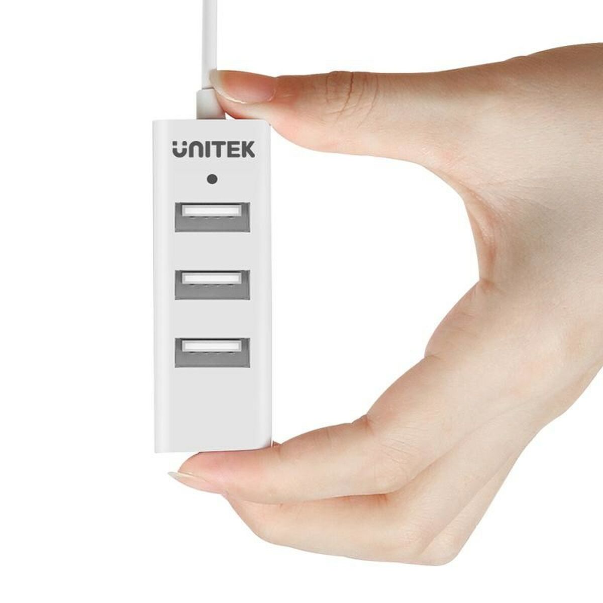 Hub USB 3 Θύρες Unitek Y-2146 Λευκό Hub USB 3 Θύρες Unitek Y-2146 Λευκό