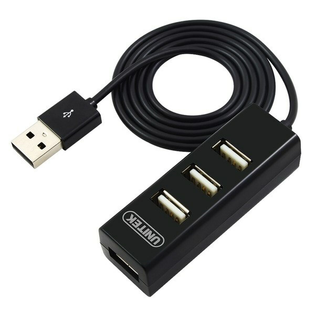 Hub USB 3 Θύρες Unitek Y-2140 Μαύρο Hub USB 3 Θύρες Unitek Y-2140 Μαύρο