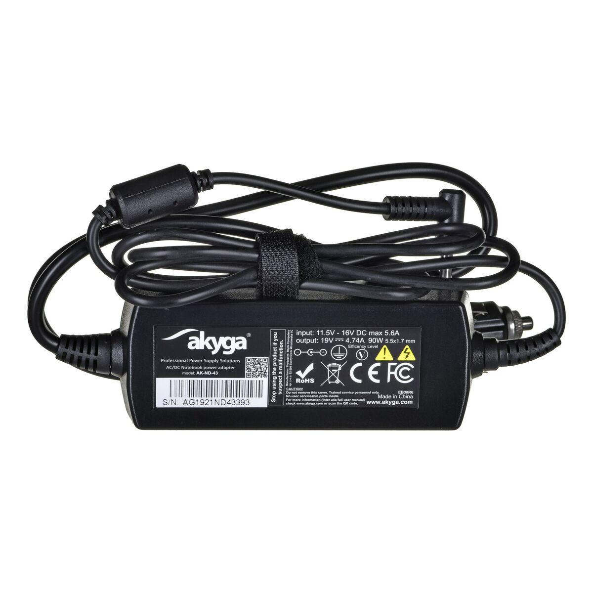 Φορτιστής για Laptop Akyga AK-ND-43 90 W Φορτιστής για Laptop Akyga AK-ND-43 90 W