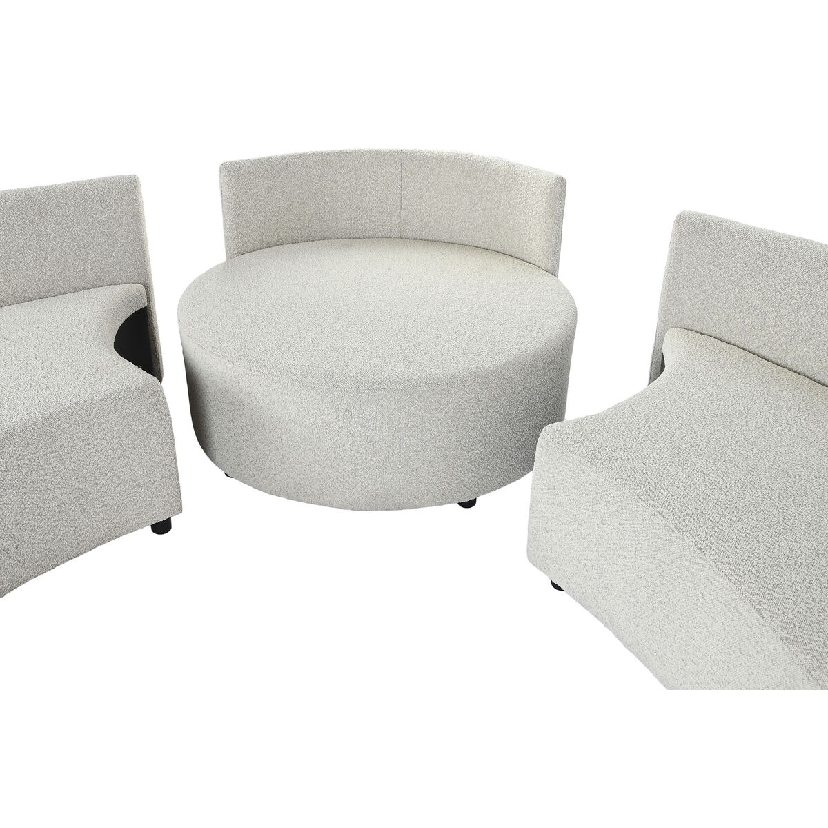 Καναπές DKD Home Decor Λευκό Ξύλο Σύγχρονη 250 x 241 x 66 cm Καναπές DKD Home Decor Λευκό Ξύλο Σύγχρονη 250 x 241 x 66 cm