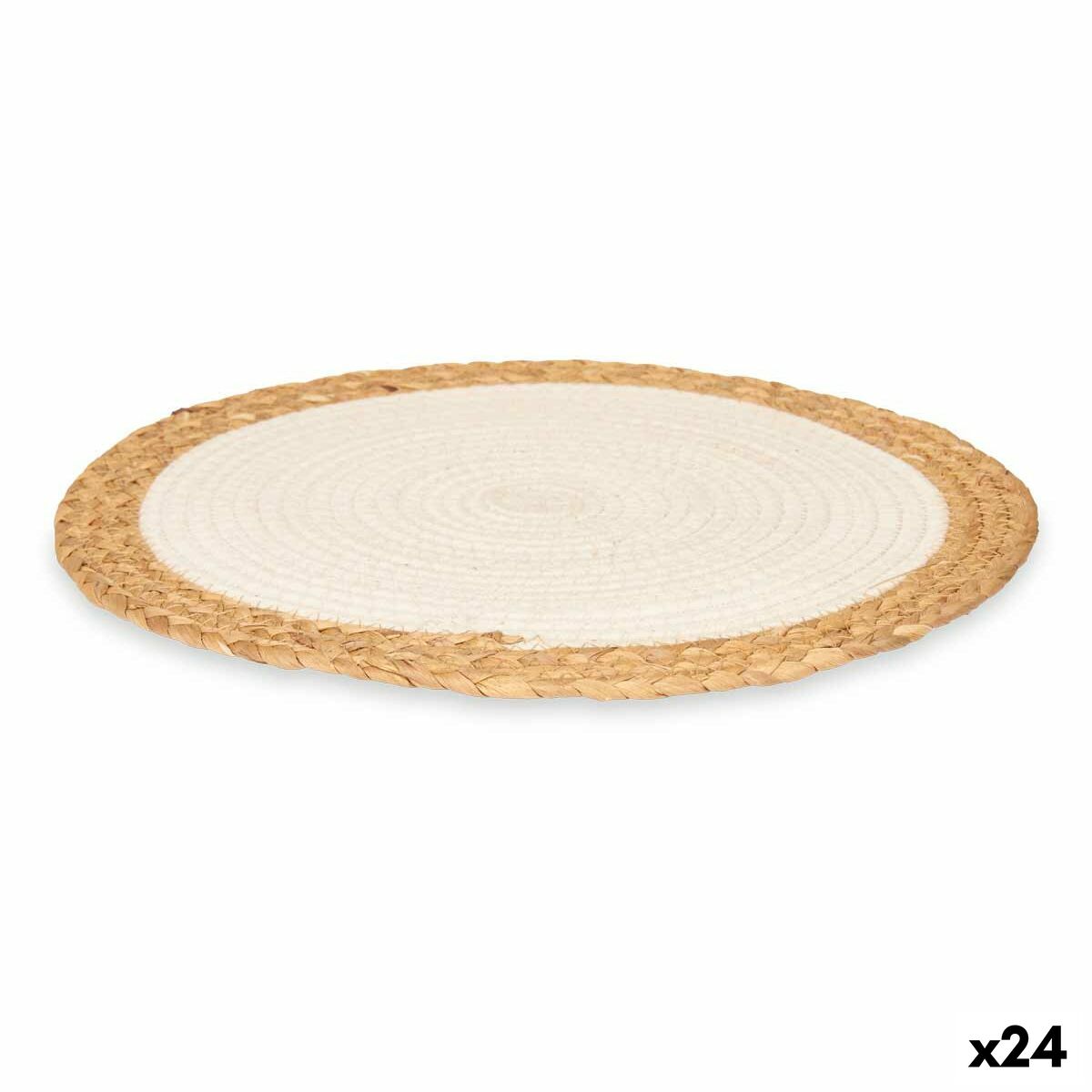 Σουπλά Kinvara TS23885-W Λευκό βαμβάκι Φύκια 35 x 0,6 x 35 cm (24 Μονάδες) Σουπλά Kinvara TS23885-W Λευκό βαμβάκι Φύκια 35 x 0,6 x 35 cm (24 Μονάδες)