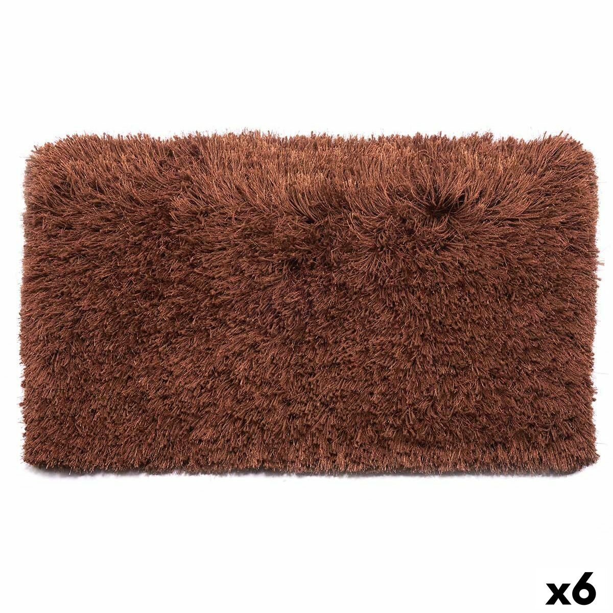 Χαλί Καφέ βαμβάκι πολυεστέρας 50 x 2 x 80 cm (x6) Χαλί Καφέ βαμβάκι πολυεστέρας 50 x 2 x 80 cm (x6)