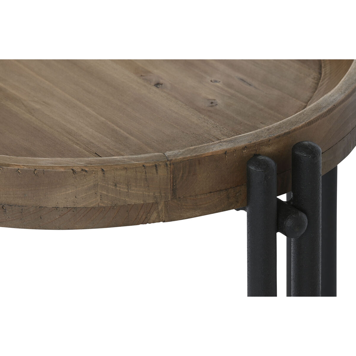 Βοηθητικό Τραπεζάκι Home ESPRIT Ξύλο Μέταλλο 50 x 50 x 60 cm Βοηθητικό Τραπεζάκι Home ESPRIT Ξύλο Μέταλλο 50 x 50 x 60 cm