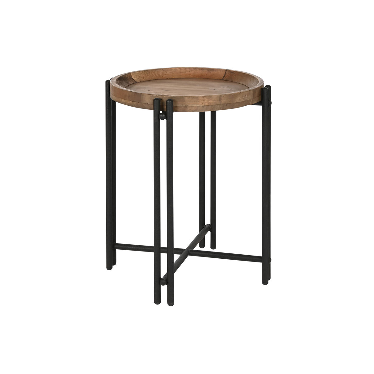 Βοηθητικό Τραπεζάκι Home ESPRIT Ξύλο Μέταλλο 50 x 50 x 60 cm Βοηθητικό Τραπεζάκι Home ESPRIT Ξύλο Μέταλλο 50 x 50 x 60 cm