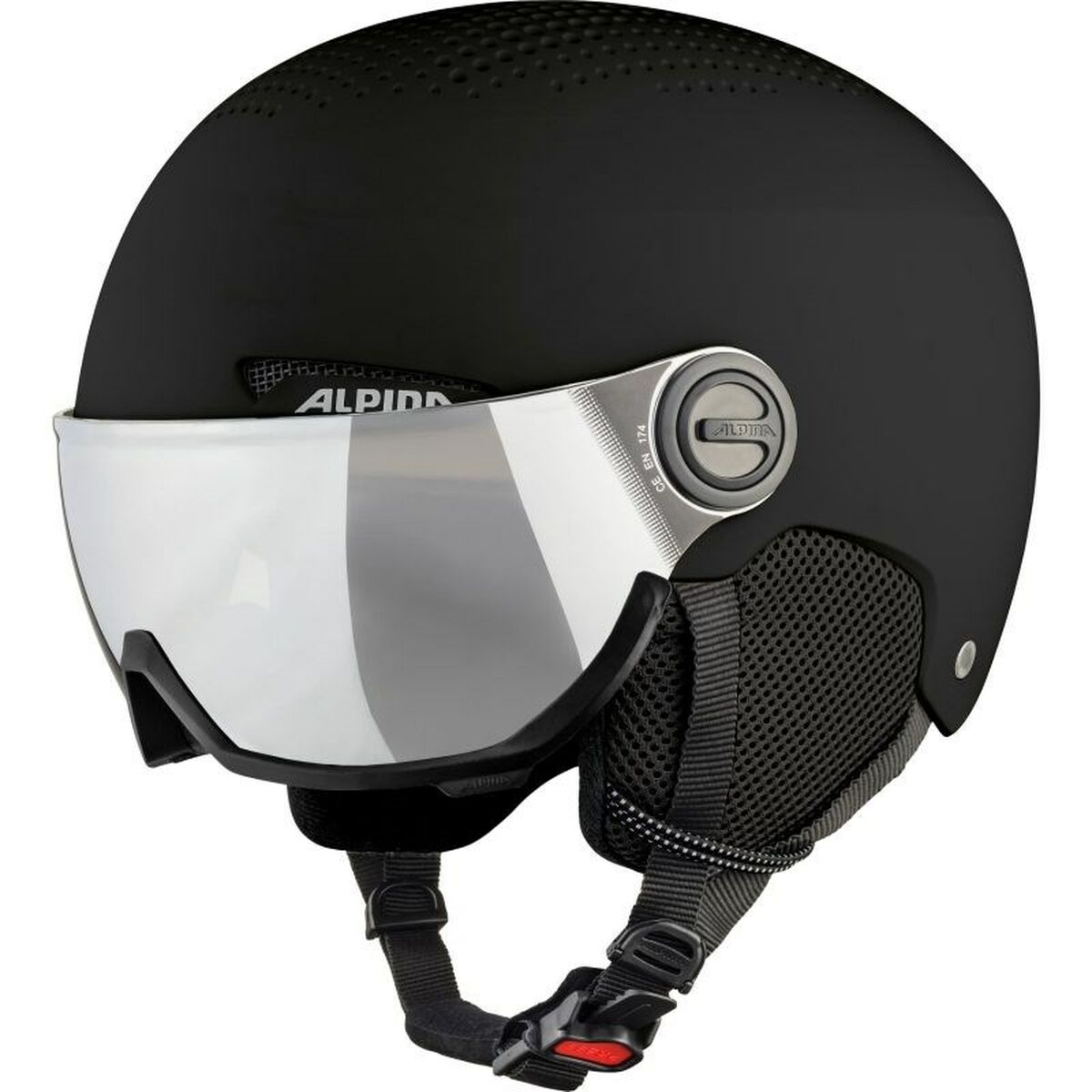 Κράνος για Σκι Alpina Arber Visor Q Lite Μαύρο Μονόχρωμος 54-58 cm Κράνος για Σκι Alpina Arber Visor Q Lite Μαύρο Μονόχρωμος 54-58 cm