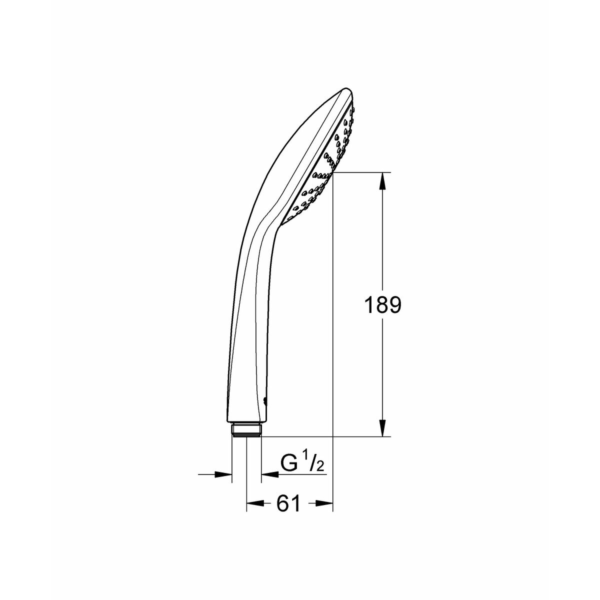 Kεφαλή για Nτους Grohe Vitulio Joy Πλαστική ύλη Chrome 1 Θέση (Δωρεάν Μεταφορικά) Kεφαλή για Nτους Grohe Vitulio Joy Πλαστική ύλη Chrome 1 Θέση (Δωρεάν Μεταφορικά)