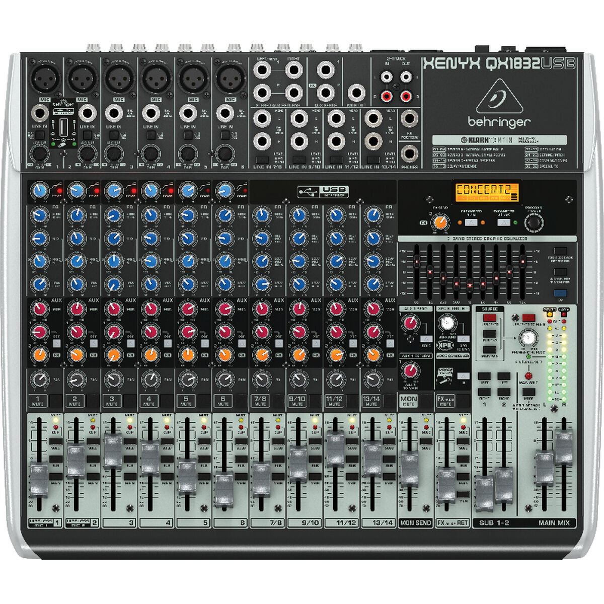 Μίξερ Behringer QX1832USB 18 Μίξερ Behringer QX1832USB 18