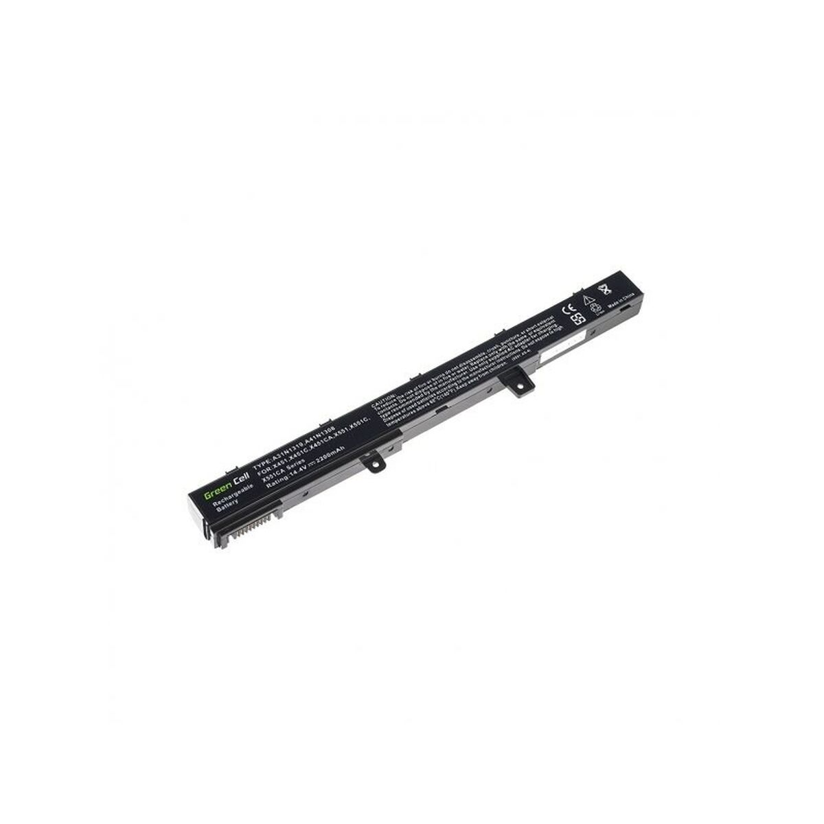 Μπαταρία φορητού υπολογιστή Green Cell AS75 Μαύρο 2200 mAh Μπαταρία φορητού υπολογιστή Green Cell AS75 Μαύρο 2200 mAh