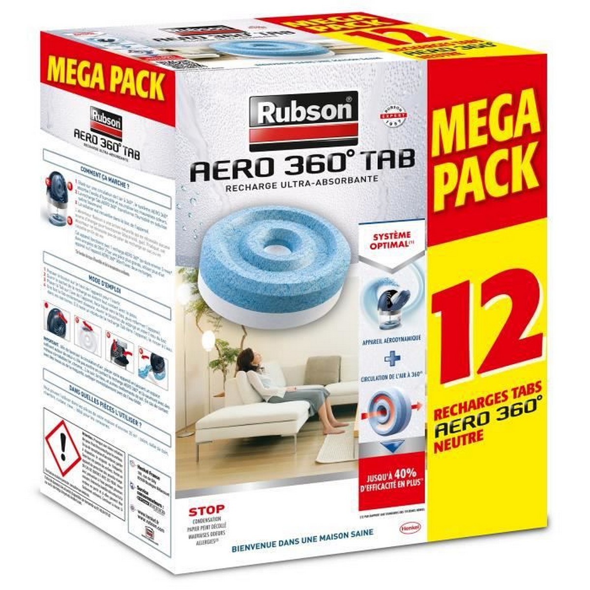 ανταλλακτικά για αποσμητικό χώρου Rubson Aero 360 Neutral ανταλλακτικά για αποσμητικό χώρου Rubson Aero 360 Neutral