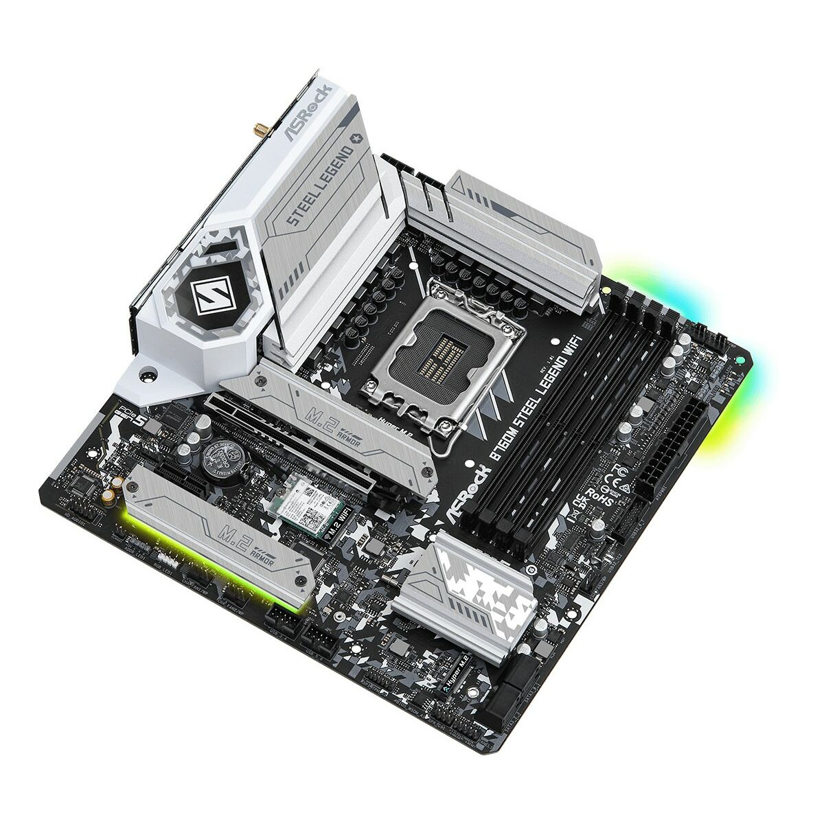 Μητρική Κάρτα ASRock B760M Steel Legend WiFi Intel Wi-Fi 6 Intel B760 LGA 1700 Μητρική Κάρτα ASRock B760M Steel Legend WiFi Intel Wi-Fi 6 Intel B760 LGA 1700