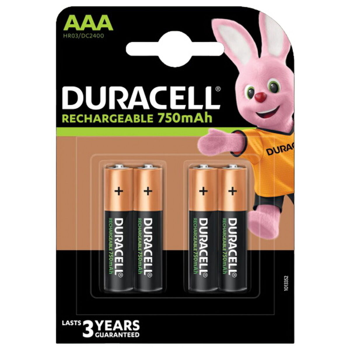 Επαναφορτιζόμενες Μπαταρίες DURACELL LR03 750 mAh AAA