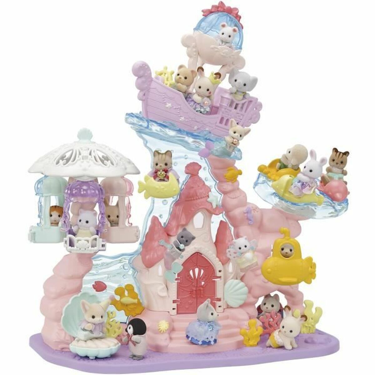 Σετ παιχνιδιών Sylvanian Families Babie Mermaid Castle Πλαστική ύλη (Δωρεάν Μεταφορικά)