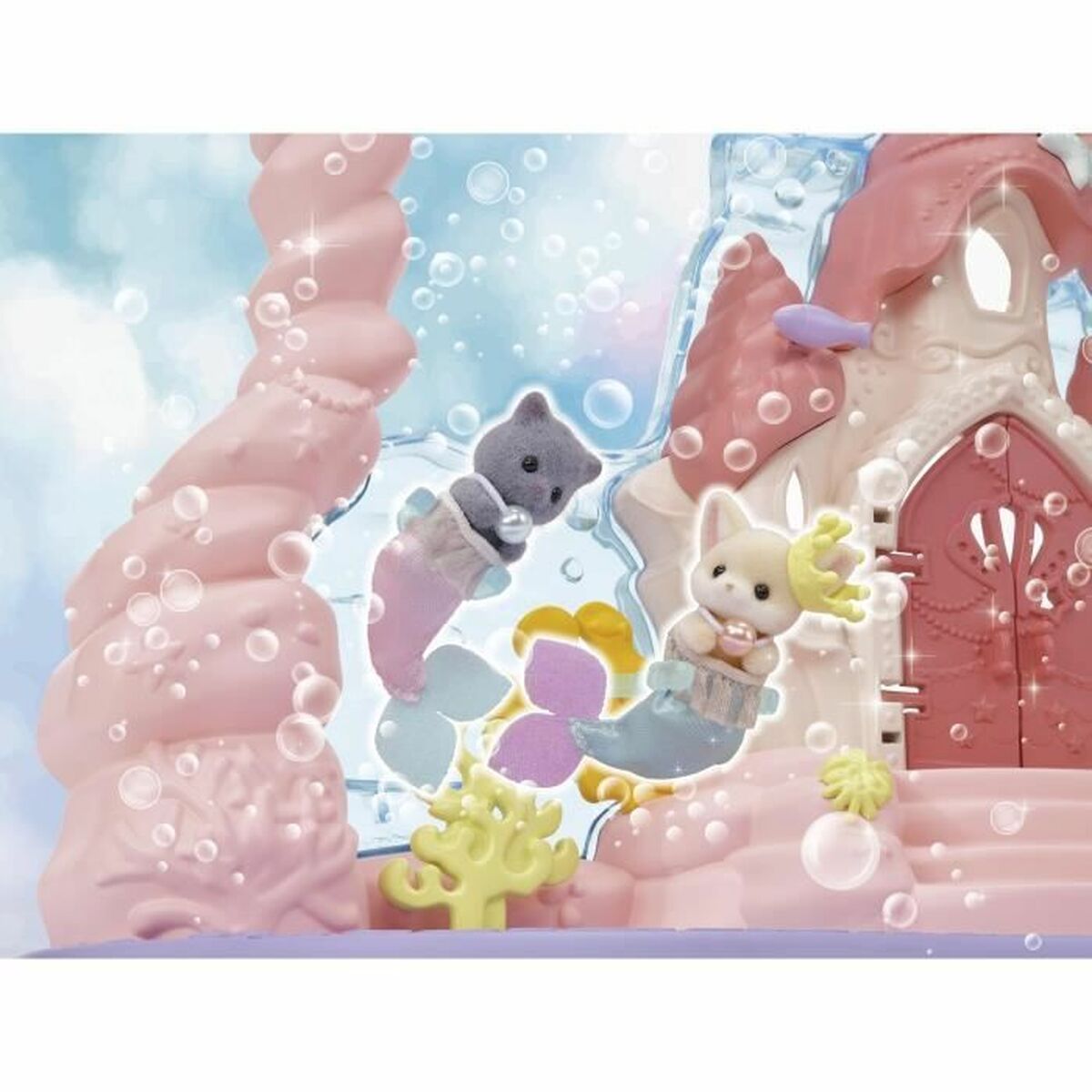 Σετ παιχνιδιών Sylvanian Families Babie Mermaid Castle Πλαστική ύλη (Δωρεάν Μεταφορικά)