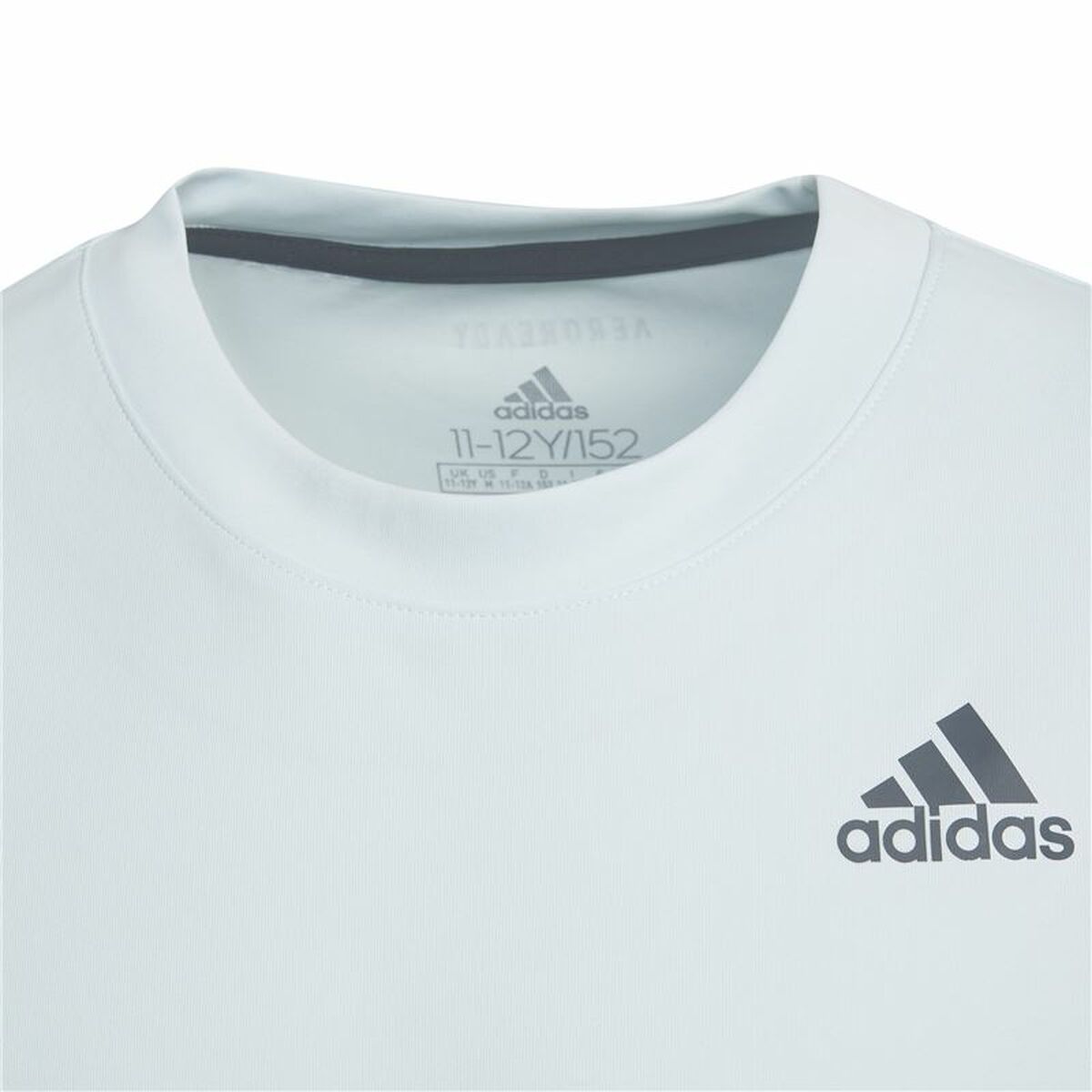 Παιδικό Μπλούζα με Κοντό Μανίκι Adidas Club Tennis 3 bandas Λευκό Παιδικό Μπλούζα με Κοντό Μανίκι Adidas Club Tennis 3 bandas Λευκό