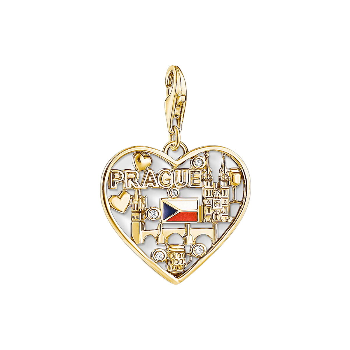 Γυναικεία Περιδέραια Thomas Sabo IC12365-565-7 Χρυσό 2 cm