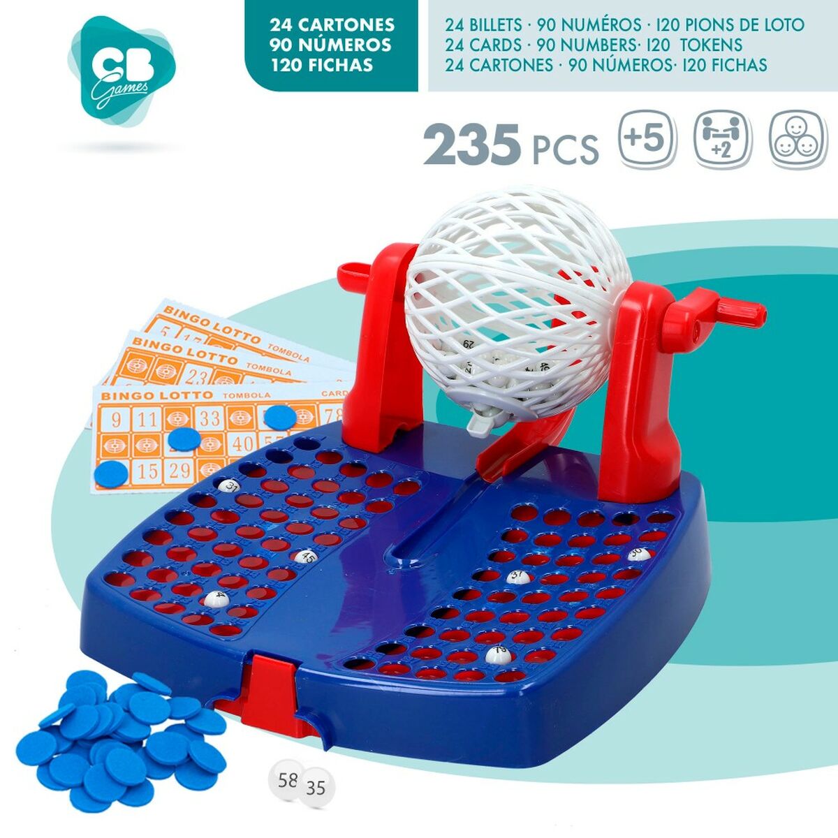Bingo Colorbaby Μπλε Πλαστική ύλη (4 Μονάδες) Bingo Colorbaby Μπλε Πλαστική ύλη (4 Μονάδες)