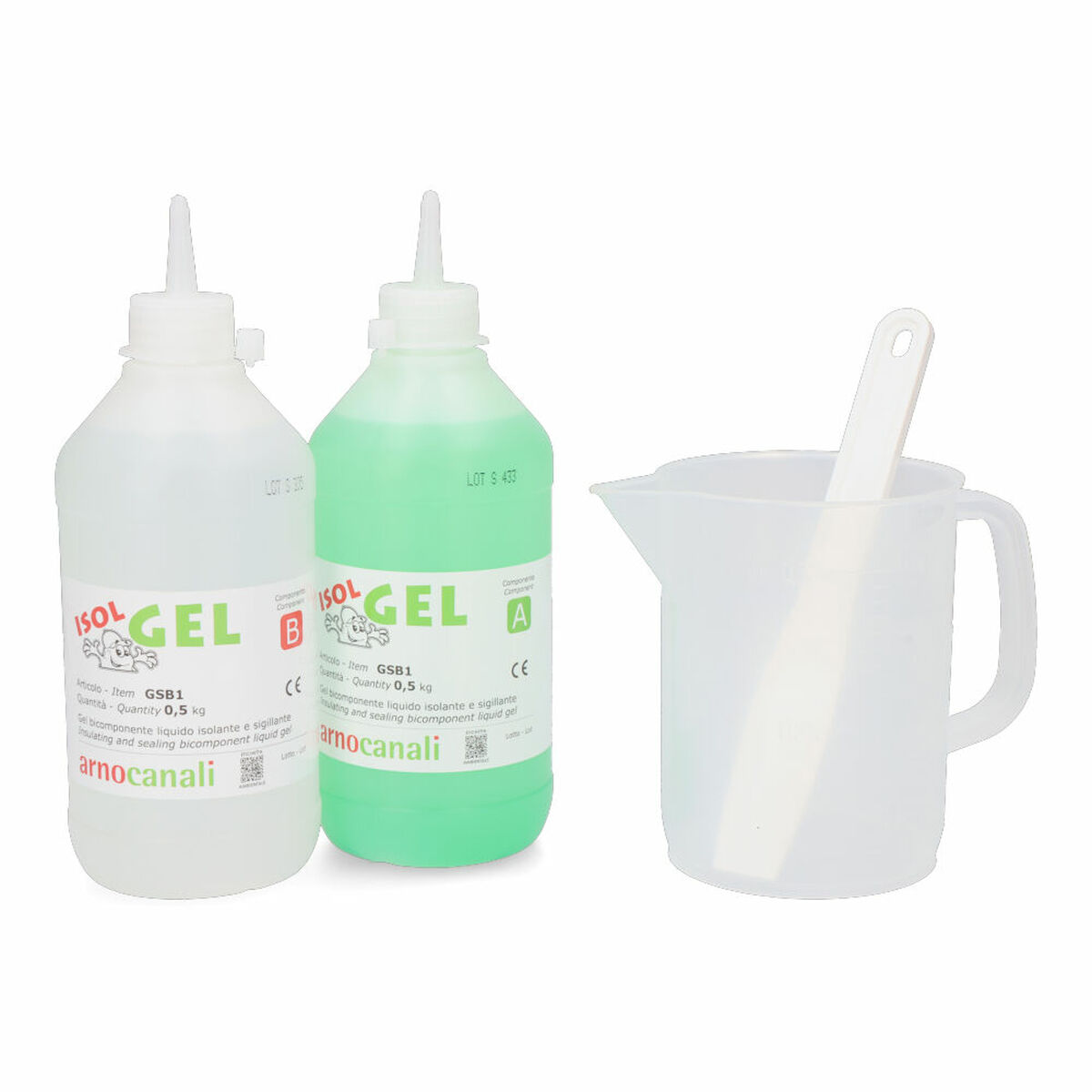 Bicomponent Insulation and Sealant Kit ArnoCanal Isogel 2 x 500 g Bicomponent Insulation and Sealant Kit ArnoCanal Isogel 2 x 500 g