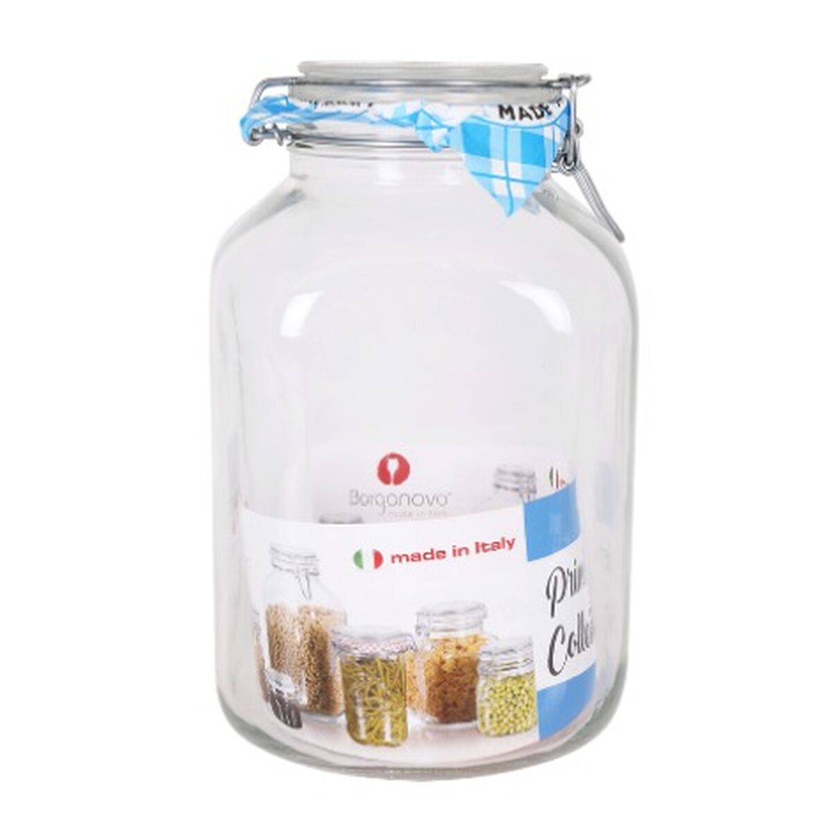 Βάζο Borgonovo Αεροστεγές Διαφανές Κρυστάλλινο 4,25 L 14,5 x 14,5 x 26 cm (x6) Βάζο Borgonovo Αεροστεγές Διαφανές Κρυστάλλινο 4,25 L 14,5 x 14,5 x 26 cm (x6)