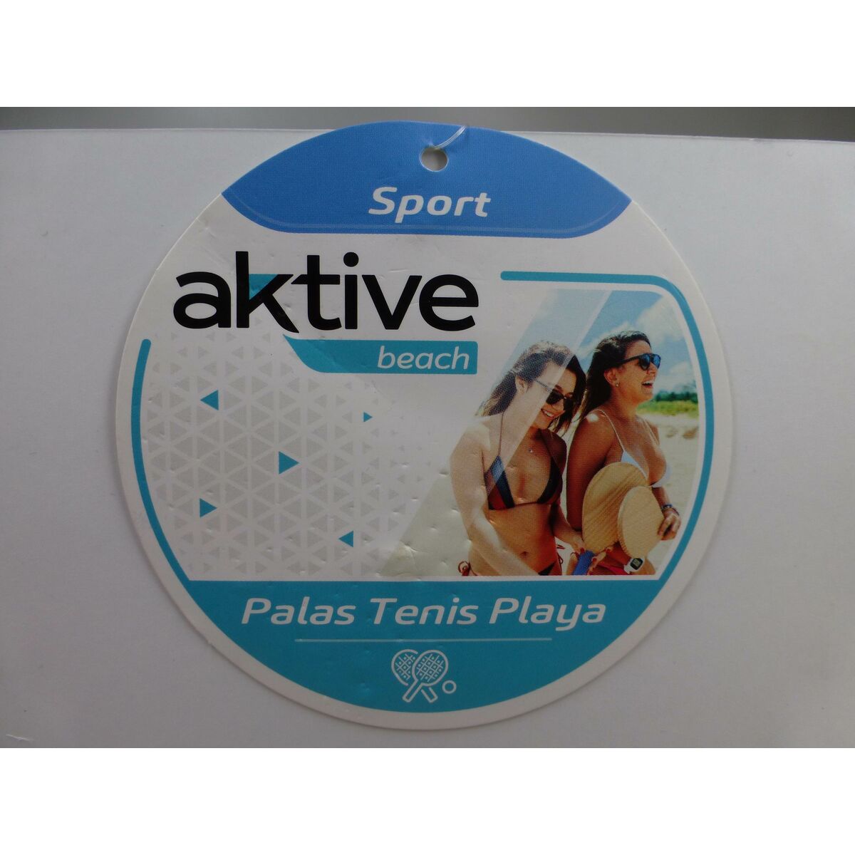 Ρακέτες Παραλίας με Μπάλα Aktive 20 x 40 cm (12 Μονάδες)
