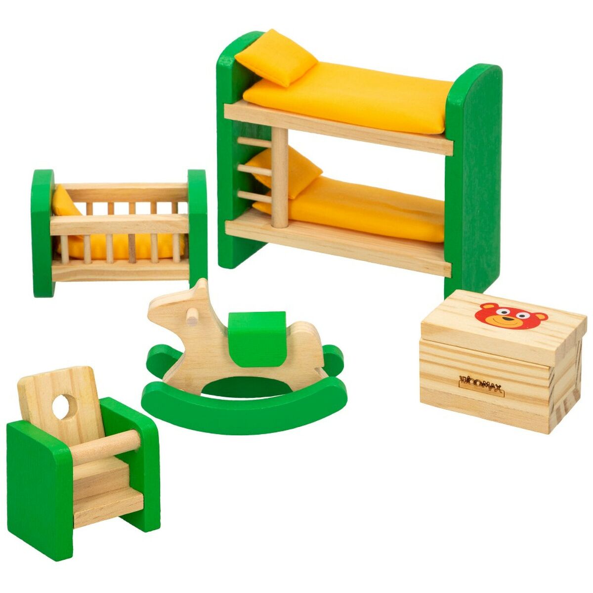 Doll's house bedroom Woomax (x6) Doll's house bedroom Woomax (x6)