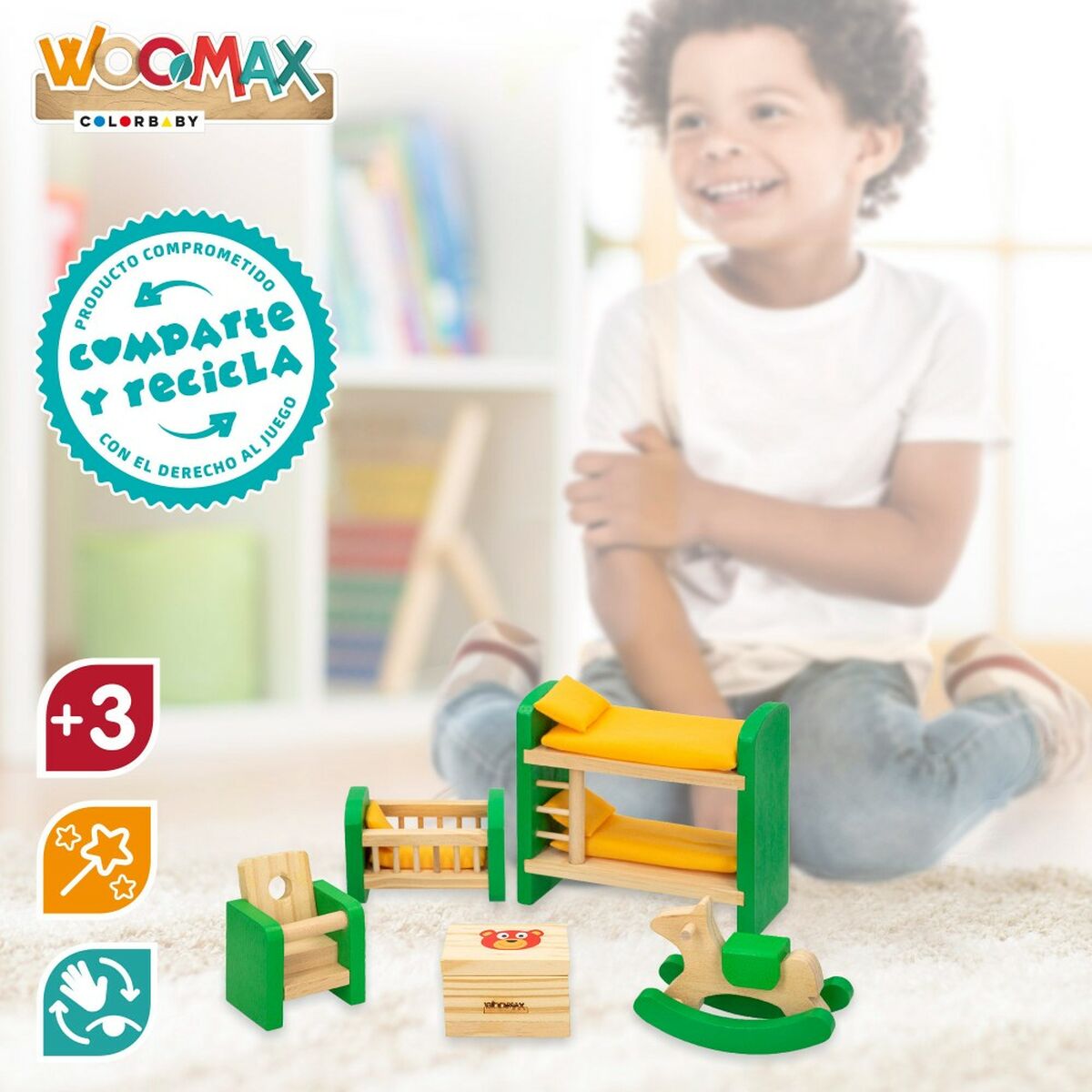 Doll's house bedroom Woomax (x6) Doll's house bedroom Woomax (x6)