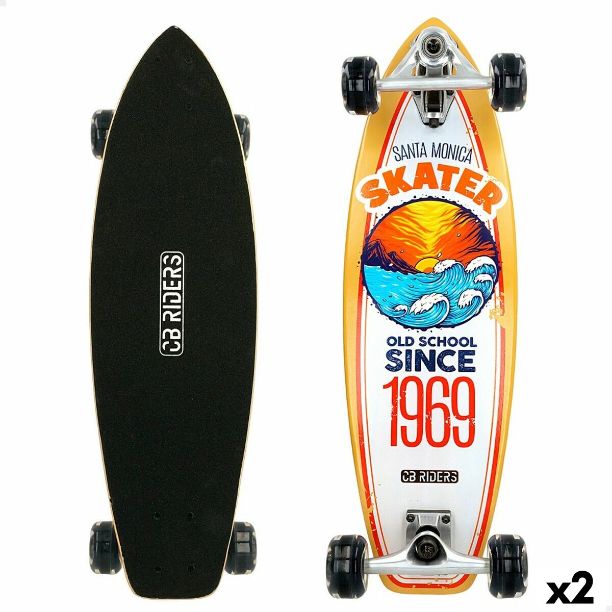 Skateboard Colorbaby 1969 surfero (x2) Skateboard Colorbaby 1969 surfero (x2)