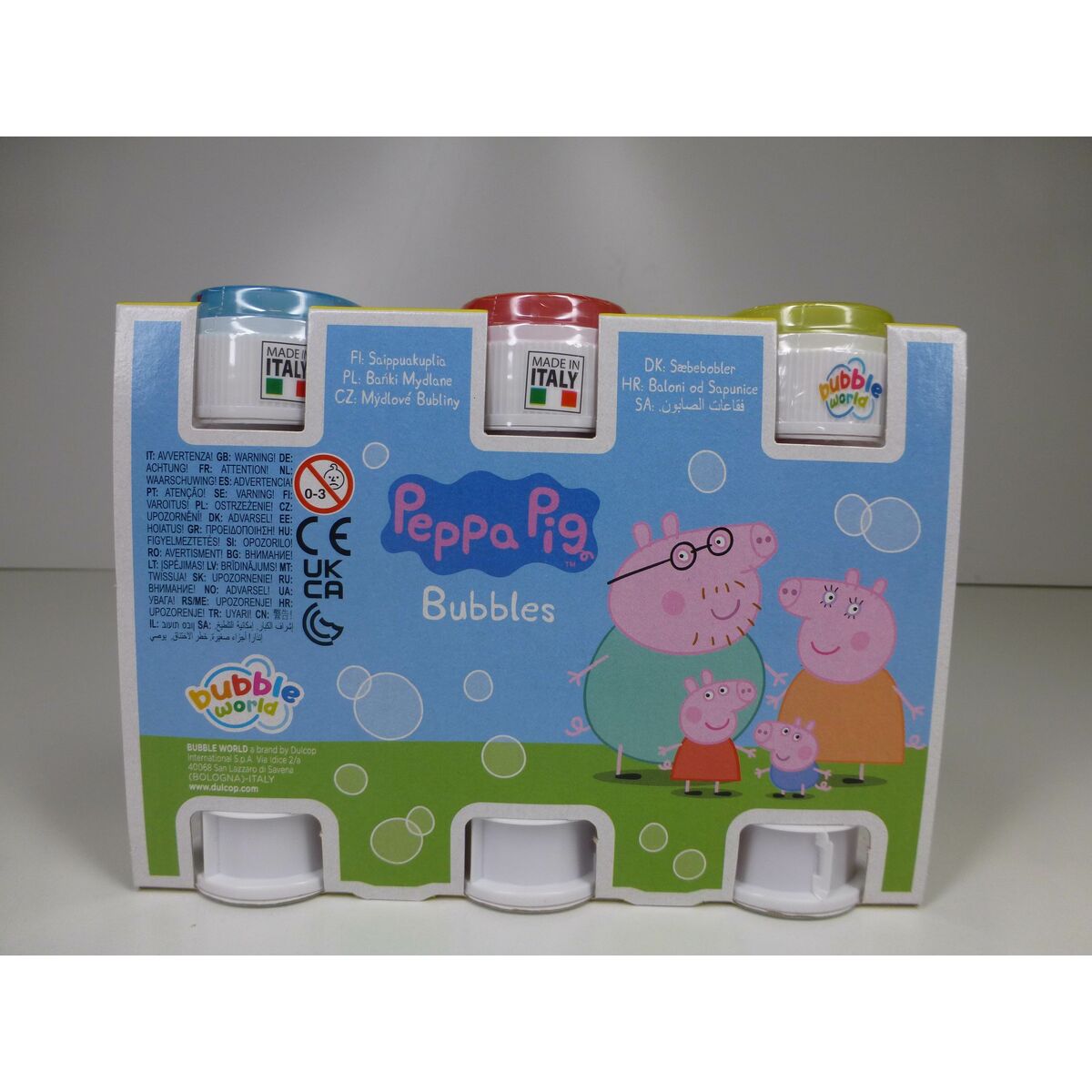 Bubble blower set Peppa Pig 3 Τεμάχια 60 ml (24 Μονάδες) Bubble blower set Peppa Pig 3 Τεμάχια 60 ml (24 Μονάδες)