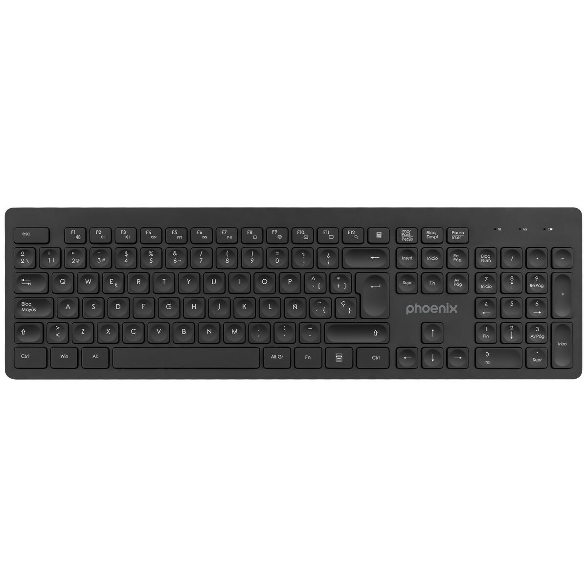 Ασύρματο Πληκτρολόγιο Phoenix K200 Ισπανικό Qwerty Ασύρματο Πληκτρολόγιο Phoenix K200 Ισπανικό Qwerty