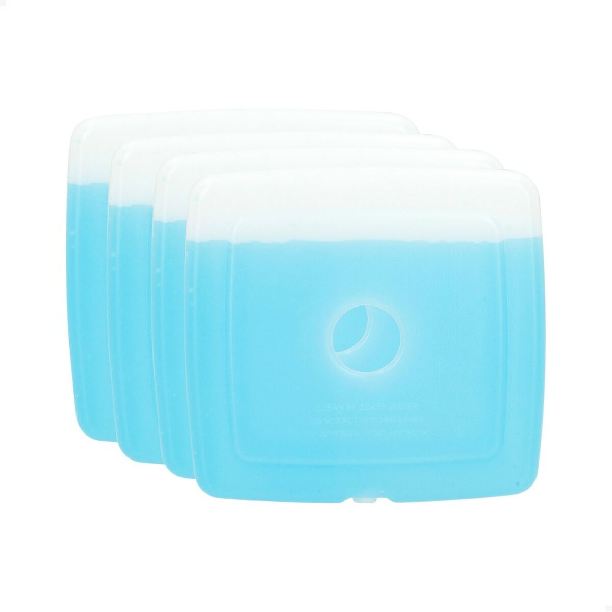 Συσσωρευτής Κρύου Aktive Μπλε 13,5 x 12,5 x 1,5 cm (12 Μονάδες)