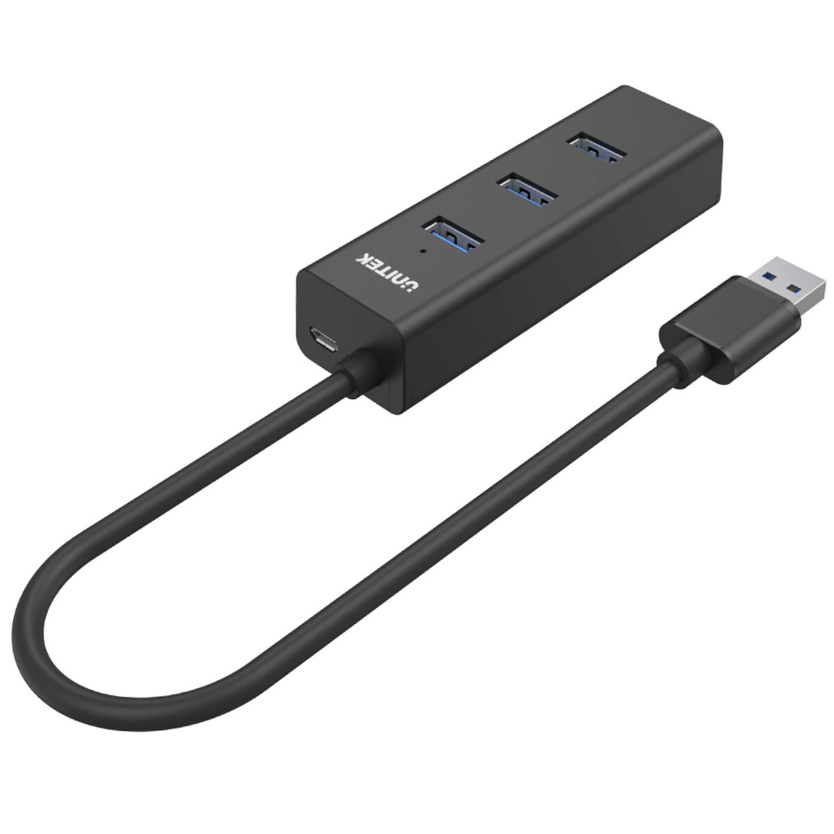 Hub USB 4 Θύρες Unitek Y-3089 Μαύρο Hub USB 4 Θύρες Unitek Y-3089 Μαύρο