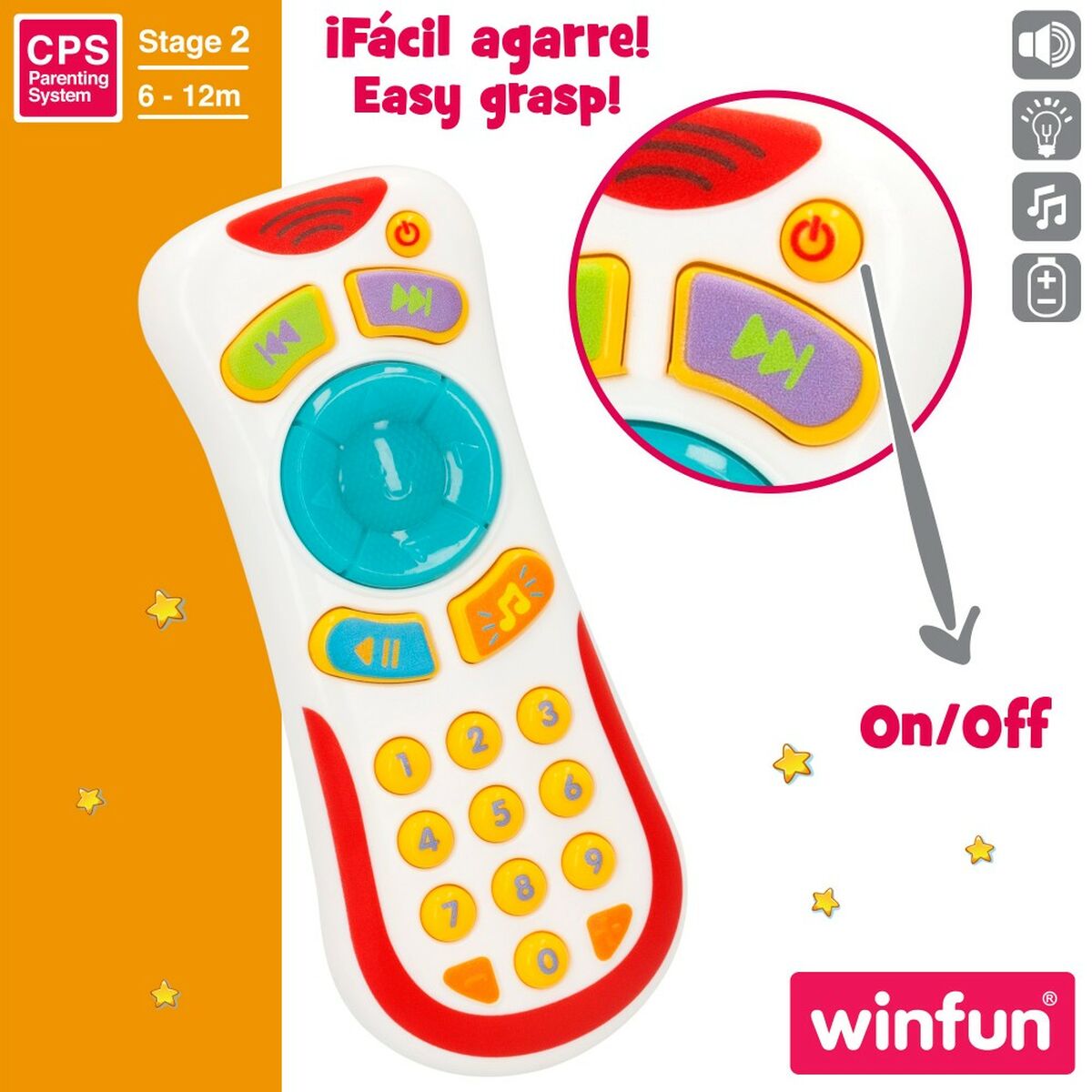 Toy controller Winfun 7 x 16,5 x 3 cm (12 Μονάδες)